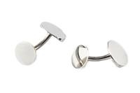 GEMELLI CLASSICI INCISI A MANO IN ARGENTO