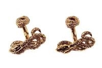 GEMELLI SERPENTE BRONZO