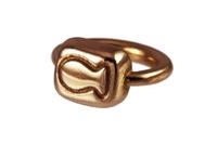 ANELLO PASSANTE PESCE BRONZO