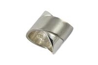 ANELLO TI ABBRACCIO ARGENTO LUCIDO E SABBIATO