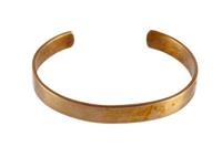 BRACCIALE MANETTA LISCIA BRONZO