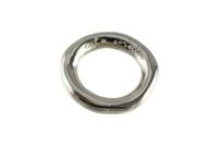 ANELLO STORTO XL LEGGERO ARGENTO