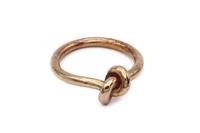 ANELLO NODO SEMPLICE BRONZO