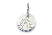 CIONDOLO ANGELO CUSTODE SMALL ARGENTO NEW