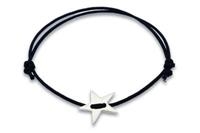 BRACCIALE PIATTO STELLA ARGENTO
