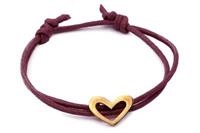BRACCIALE SAGOMA CUORE BRONZO
