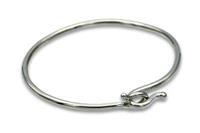 BRACCIALE CERCHIO APERTO ARGENTO NEW