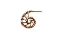 ORECCHINO NAUTILUS SMALL BRONZO