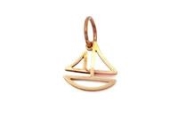 CIONDOLO BARCA A VELA SMALL BRONZO