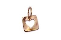 CIONDOLO MINI TRAFORATO MARE CUORE BRONZO