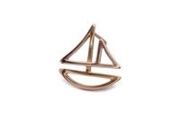 ORECCHINO BARCA A VELA SMALL BRONZO