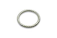 ANELLO CIMA SMALL ORO BIANCO 750 misura small