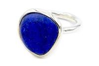 ANELLO ZUCCHERINO DI LAPIS E ARGENTO