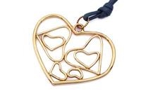 CIONDOLO TANTI CUORI XL BRONZO