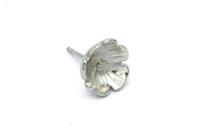 ORECCHINO FIORE DI CAMPO LARGE ARGENTO