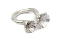 ANELLO FIORI DI CAMPO ARGENTO