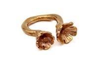 ANELLO FIORI DI CAMPO BRONZO