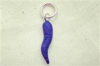 CIONDOLO CORNICINO DI LAPIS OPACO E ARGENTO