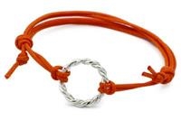 BRACCIALE CERCHIO DELLA VITA CIMA DI MARINAIO ARGENTO