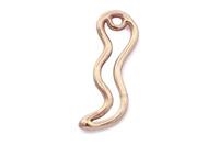 CIONDOLO CORNICINO DI CONTORNO BRONZO senza maglia
