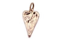 CIONDOLO CUORE MATTO BRONZO