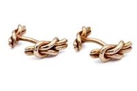 GEMELLI NODO PIANO BRONZO